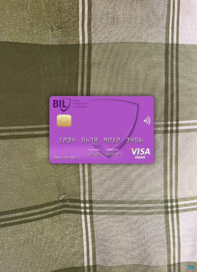 Download Canada Internationale pour le Centrafrique bank visa card photolook front Photoshop template